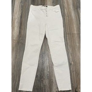 Abercrombie & Fitch Womens Signature Collection Slim Skinny Jeans White Denim 25